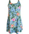 Pua A-Line Back Cutout Short Rayon Dress