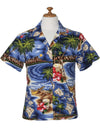 Polynesian Hawaiian Island Camp Shirt