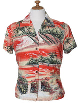Hana Hou Rayon Hawaiian Shirt for Women