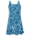 Short Back Cutout A-Line Hawaiian Dress