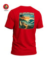 Island Dreaming Men's Cotton Hawaiian T-Shirt Red