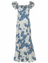 Lanai Adventure Long Ruffle Muumuu Dress