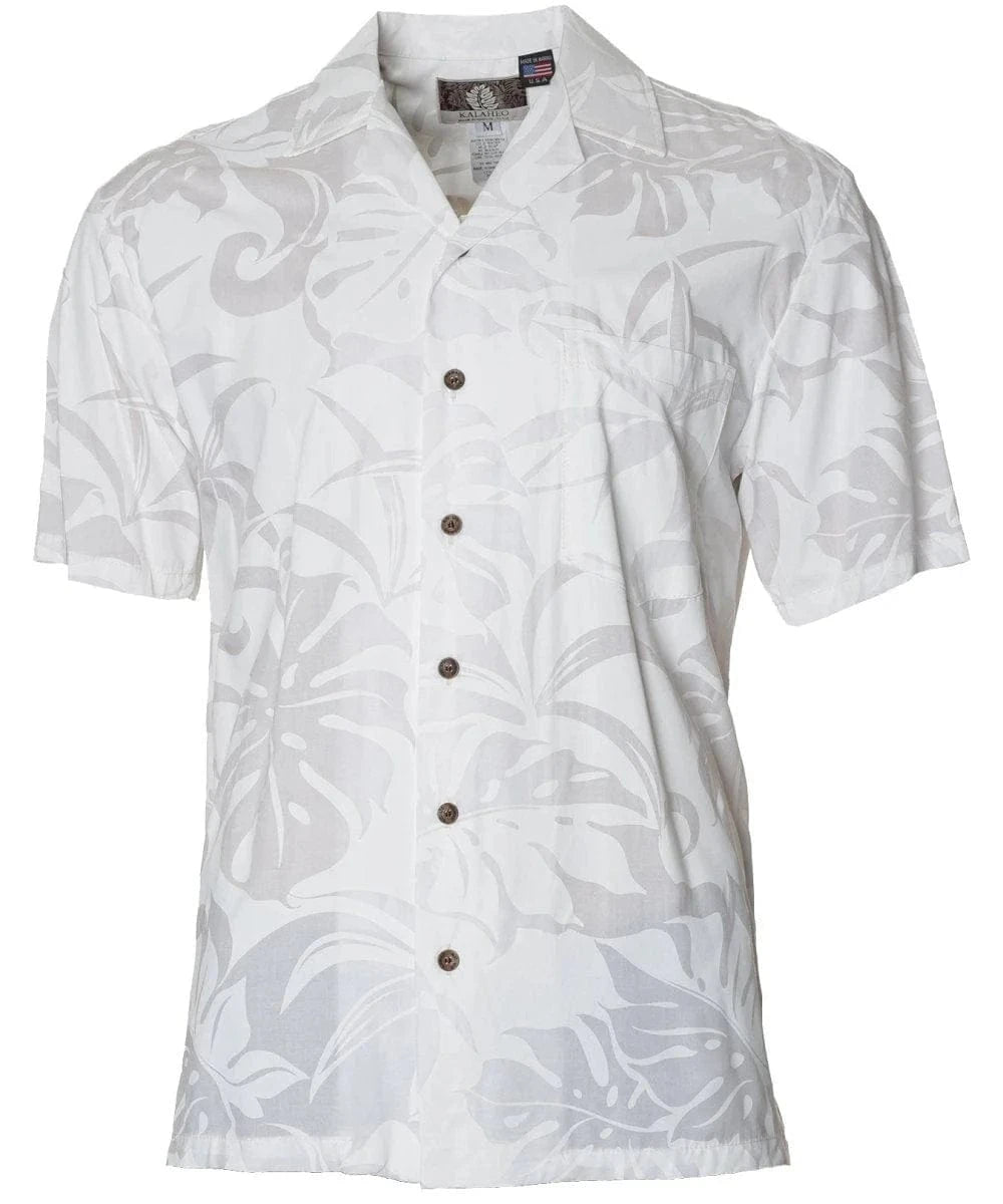 Launiupoko White Wedding Aloha Shirt