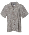 Monstera Hibiscus Camp Women's Hawaiian Shirt