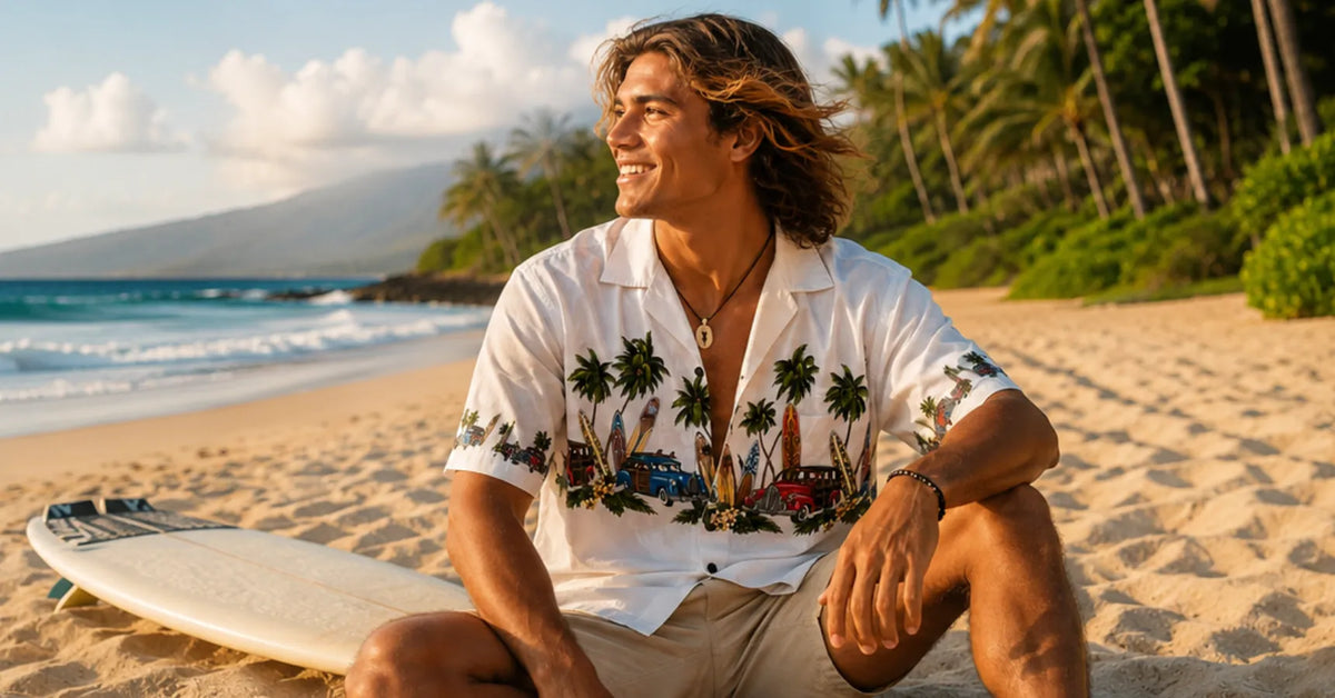 Short Sleeves Men's Rayon Pineapples Aloha Shirt| Aloha Shirts Club