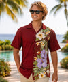 Side Panel Hibiscus Aloha Shirt