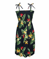Birds of Paradise Smock Hawaiian Dress