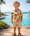 Two Piece Boy's Cabana Set with Shorts