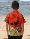 Motorcycles Cotton Boy's Aloha Shirt
