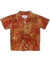 Tribal Rayon Aloha Shirt for Kid's