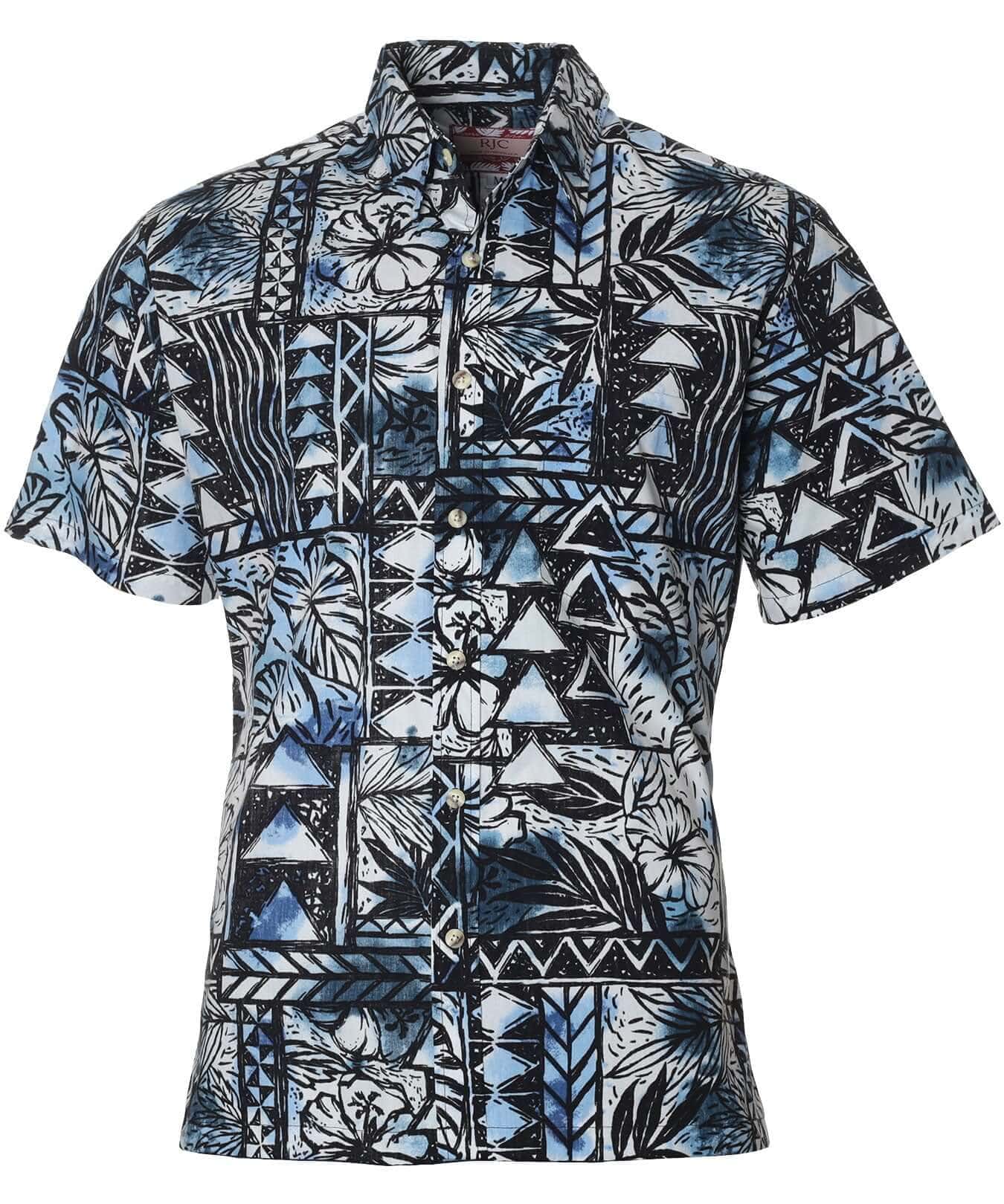 Button Down Cotton Dress Aloha Shirt