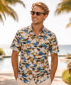 Button up Short Sleeves Men's Aloha Shirt