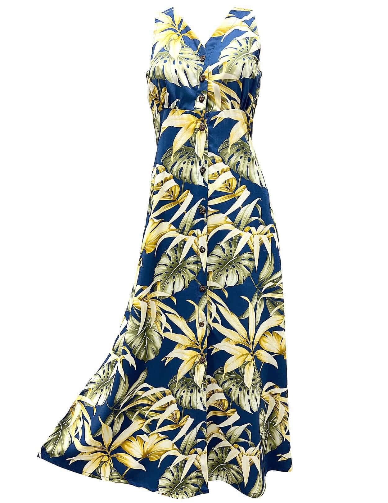 open lace back dress Cocktail Evening Maxi Long Hawaiian Dress