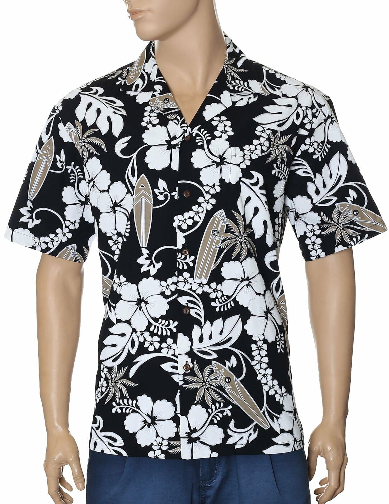 Cotton Vintage Surfboards Men's Aloha Shirt | Aloha Shirts Club