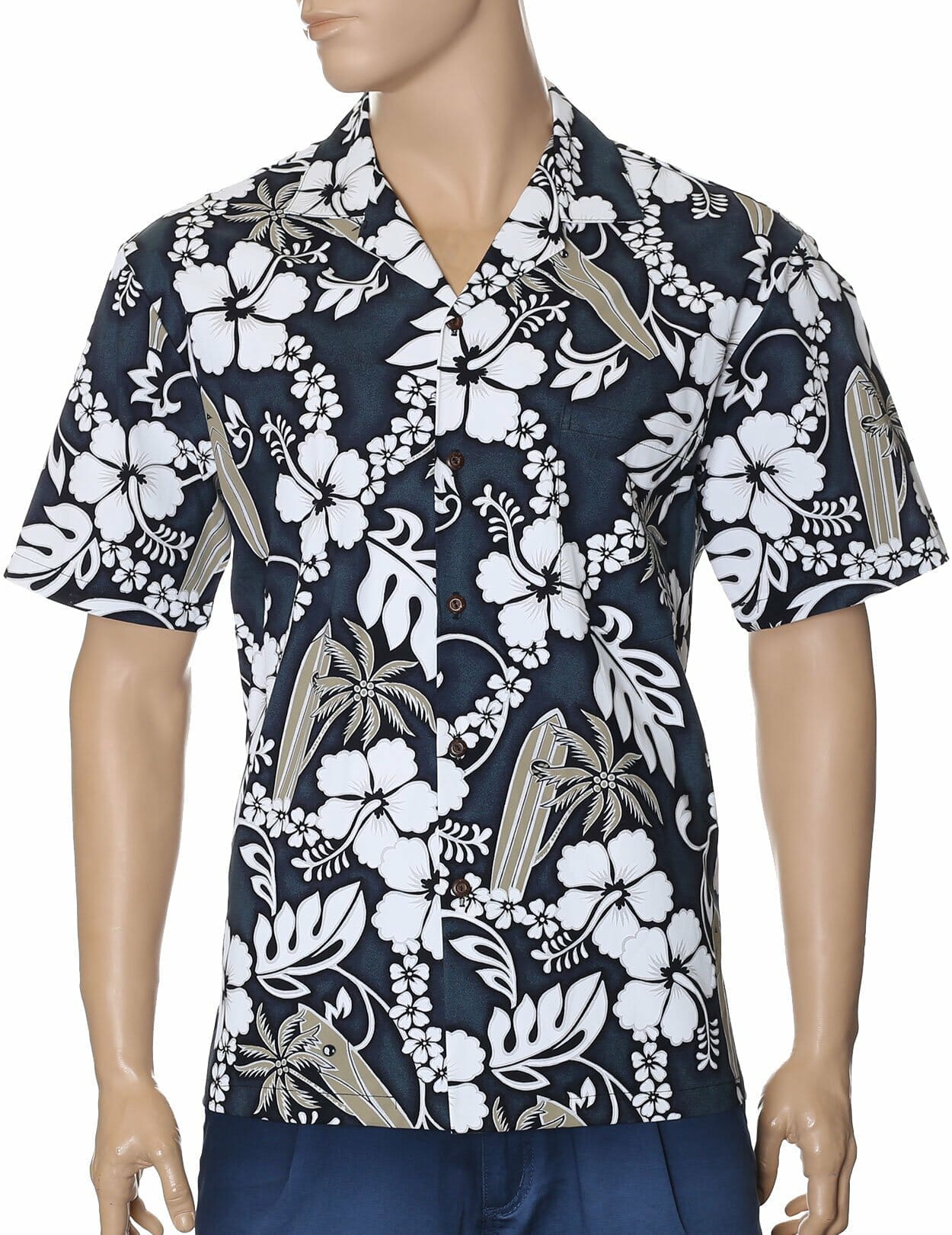 Cotton Vintage Surfboards Men's Aloha Shirt | Aloha Shirts Club