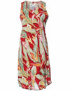 Halulu Sleeveless A-Line Aloha Hawaiian Dress