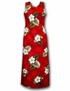 Iliwai Hibiscus Long Maxi Hawaiian Dress