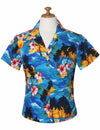 Hawaiian Sunset Women Fitted Blouse