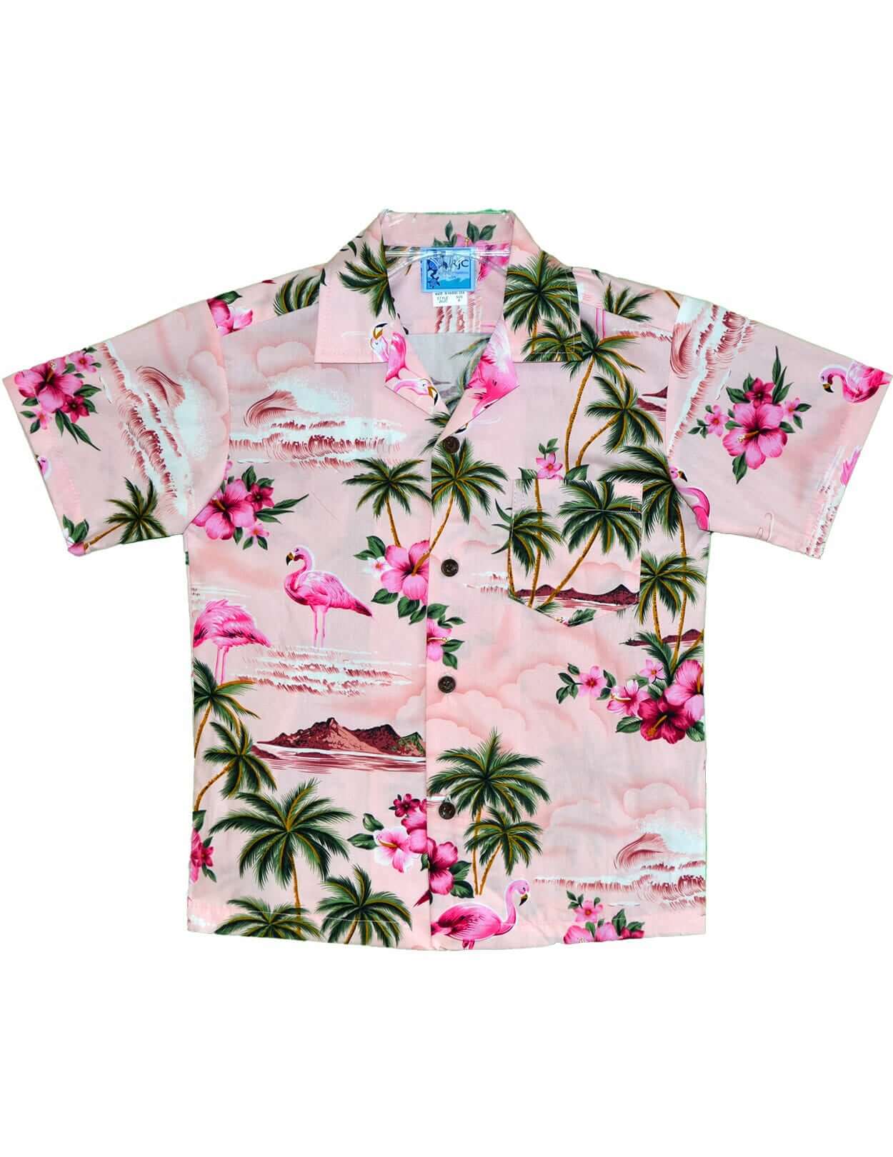 Flamingo Boys Aloha Shirt | Aloha Shirts Club
