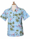 Flamingo Ohana Women Camp Aloha Shirt