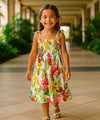 Kimo Girls Dress Smock Tube Top White