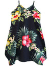 Alohilani V-Neck Girls Dress with Scarf Hem
