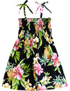 Lanai Pineapple Girls Smock Hawaiian Dress