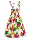 Hibiscus Smock Top Rayon Girls Dress
