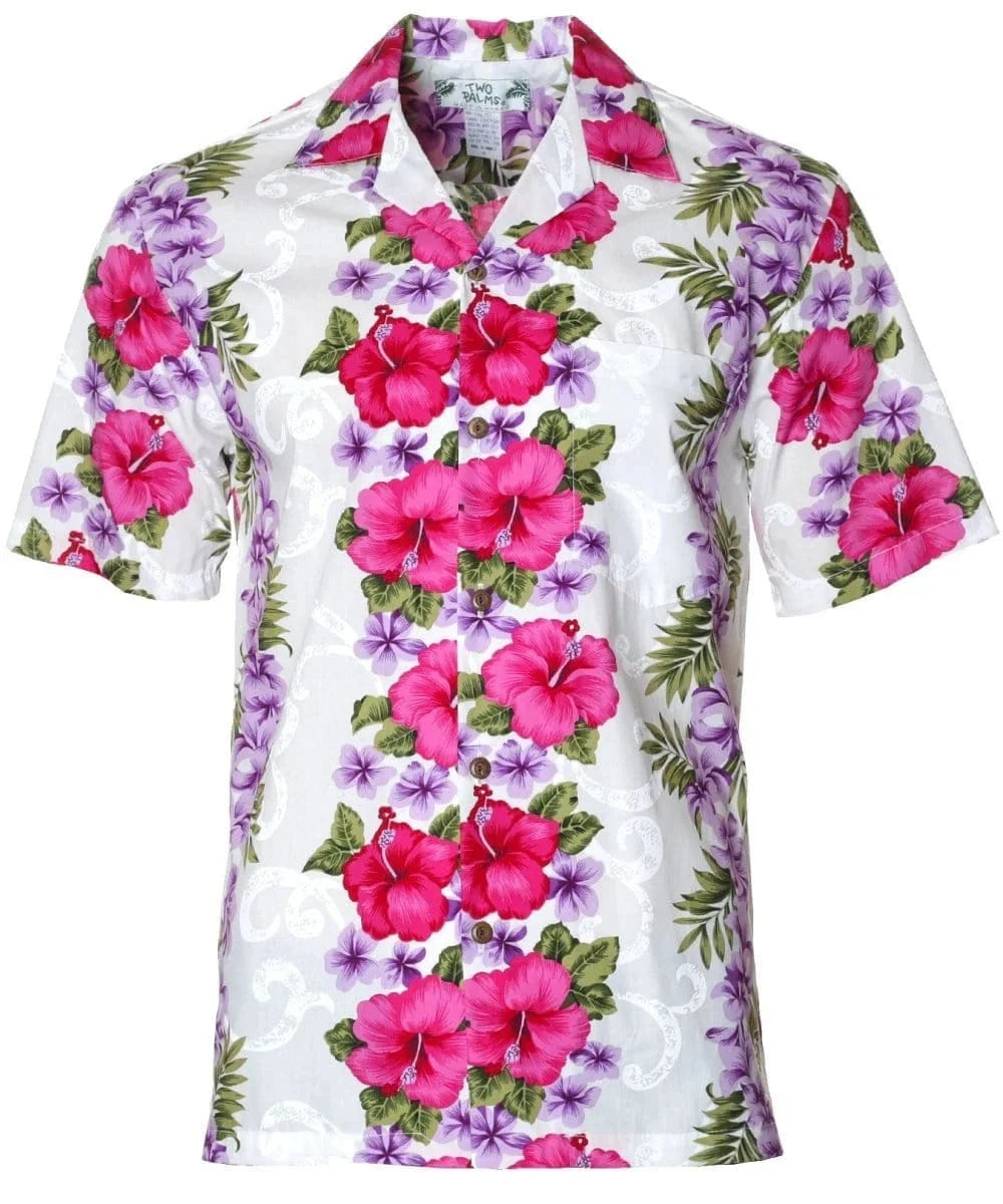 Big Island Hibiscus Cotton Men's Aloha Shirt