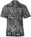 Tribal Tapa Short Sleeves Aloha Shirt