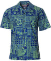 Tribal Tapa Short Sleeves Aloha Shirt