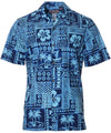 Tribal Tapa Short Sleeves Aloha Shirt