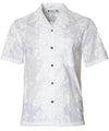 Men's Honolulu White Hawaiian Aloha Shirt Men's Wedding Shirt