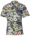Floral Tropical Short Sleeves Men's Aloha Shirt
