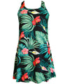 Adjustable Tie A-Line Back Cutout Dress