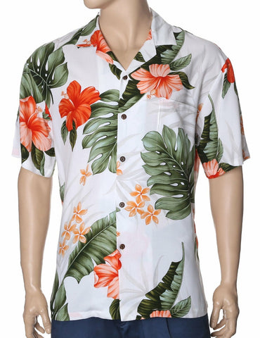 Hibiscus Relaxed Fit Hawaiian Shirt | Aloha Shirts Club