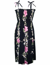 Hibiscus Smock Tube Top Rayon Dress