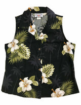 Hibiscus Tank Top Sleeveless Blouse