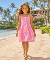 Honolulu Girls Hawaiian Smock Tube Top Dress Pink