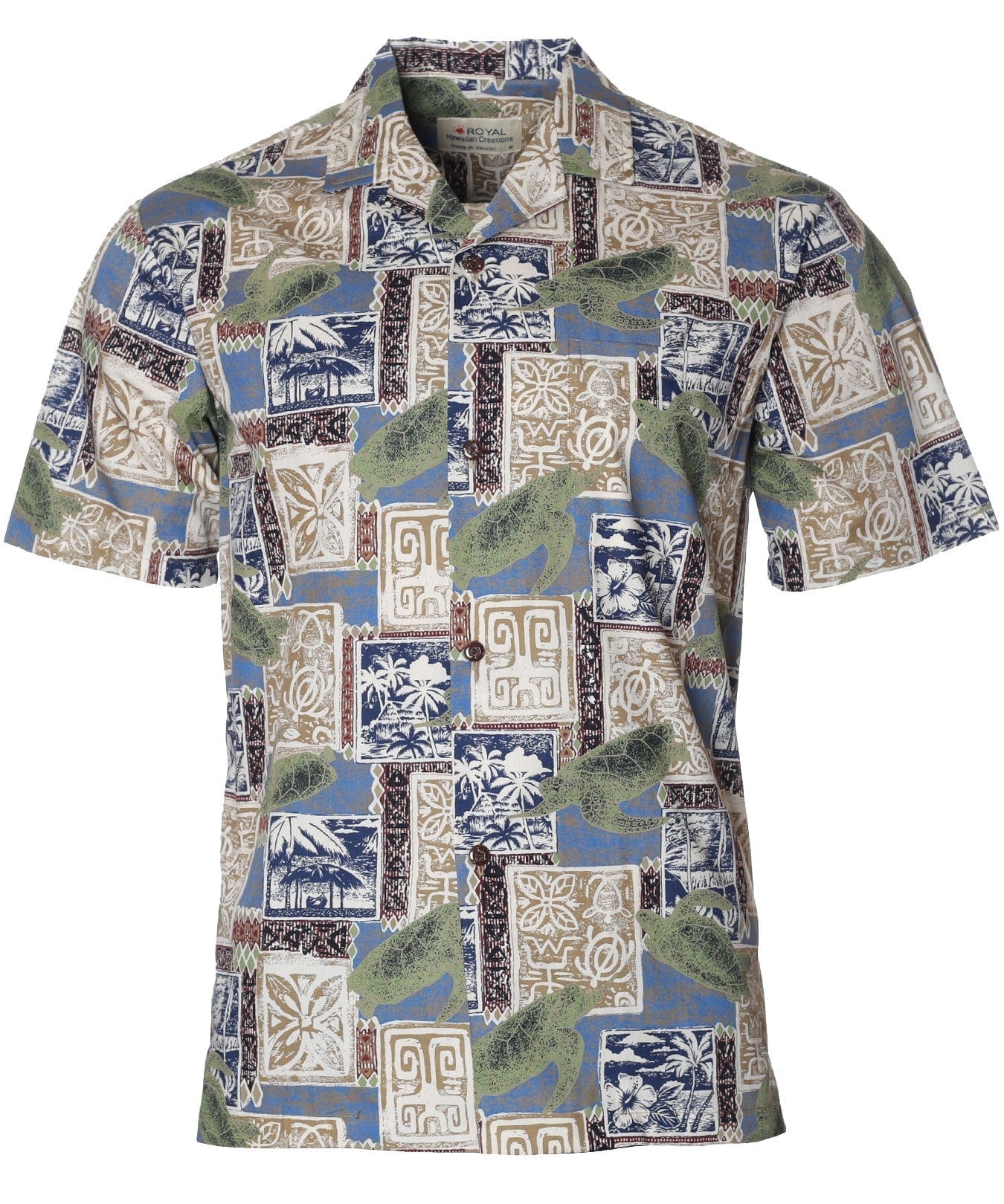 Honu Tapa Men's Hawaiian Shirt