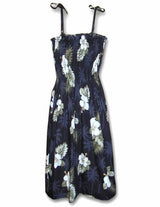 Kailua Smock Tube Top Midi Dress