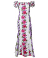 Big Island Long Ruffled Muumuu Hawaiian Dress