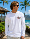 Long Sleeves North Shore Long Board Hawaiian T Shirt Men's T-Shirts