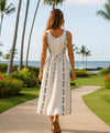 Palaau Turtles Long Maxi Hawaiian Dress