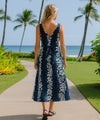 Luna Sleeveless Long Maxi Hawaiian Dress