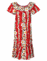 Luana Short Ruffled Muumuu Dress