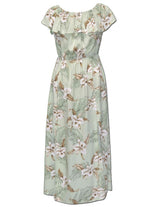 Maka Nani Off Shoulder Ankle Length Rayon Dress