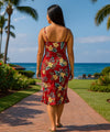 Keilani Orchid Spaghetti Straps Aloha Dress