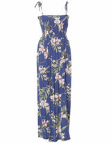Pali Tube Top Long Hawaiian Smock Dress