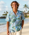 Paradise Aloha Men's Shirt Light Blue